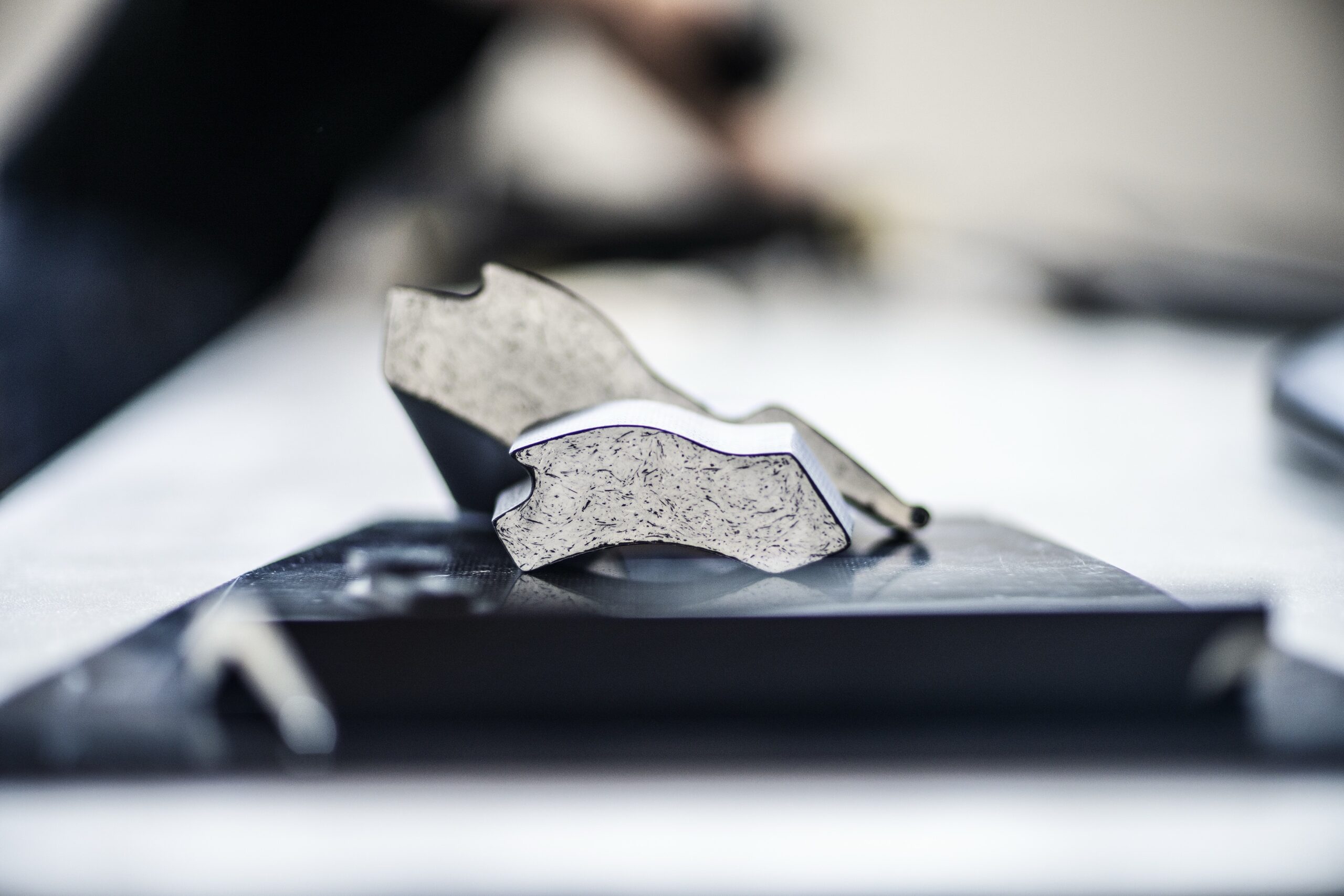 Cross-section detail: Ex-Core department sample close-up